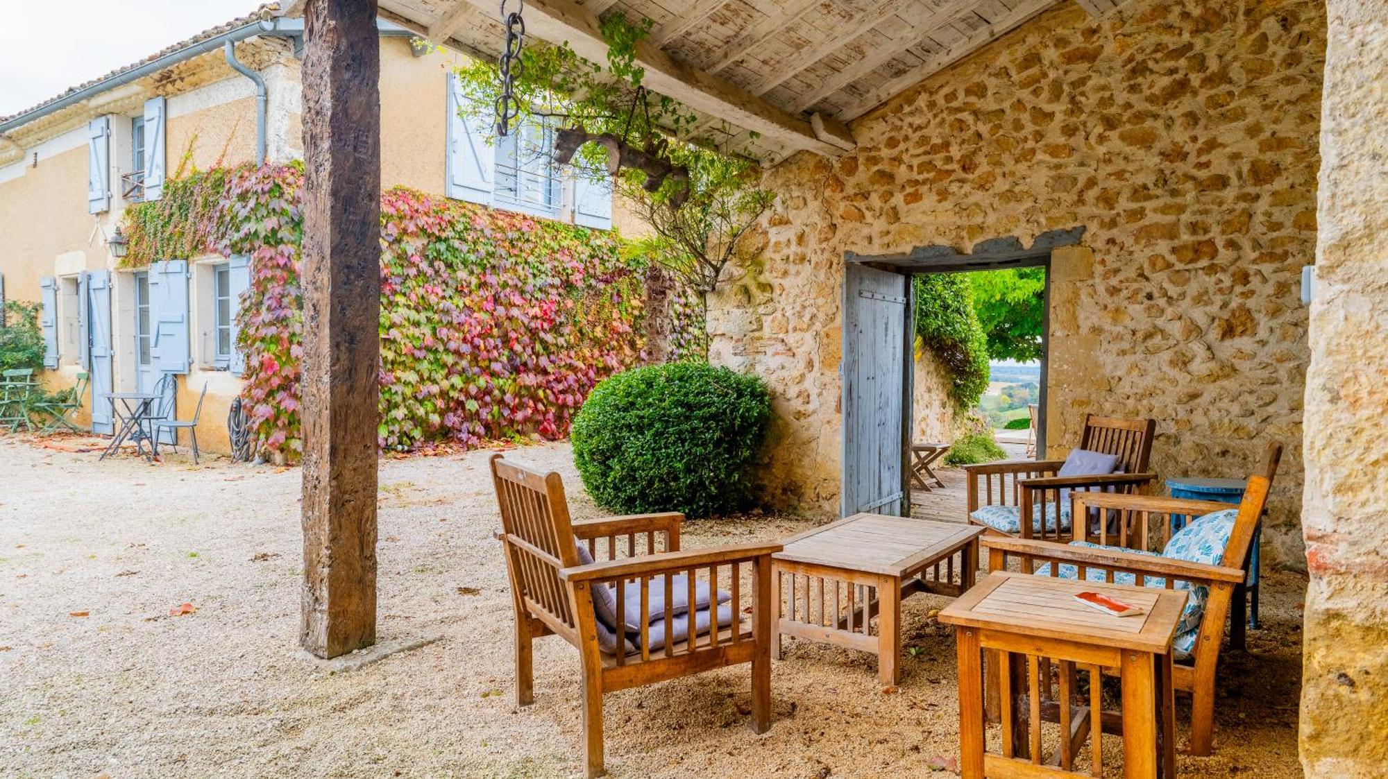 Bed and Breakfast Propriete Le Monneton Sainte-Christie Exteriér fotografie