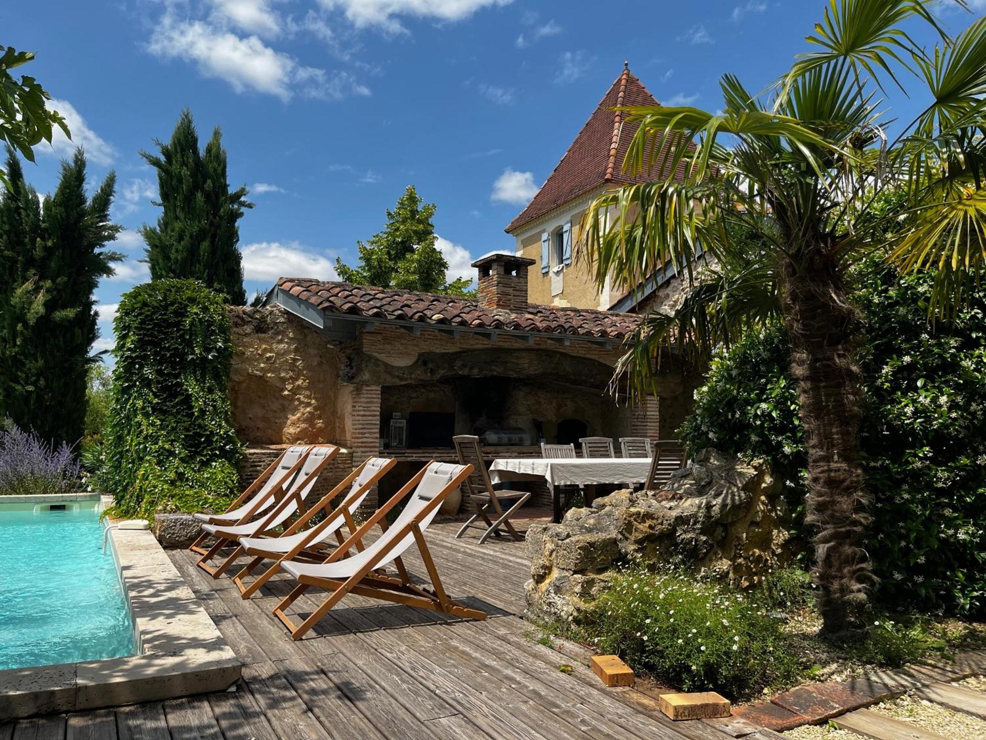 Bed and Breakfast Propriete Le Monneton Sainte-Christie Exteriér fotografie
